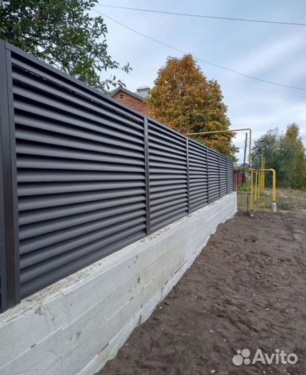 Забор жалюзи