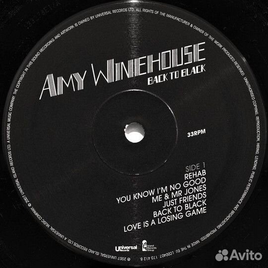 Amy Winehouse - Back To Black (LP)