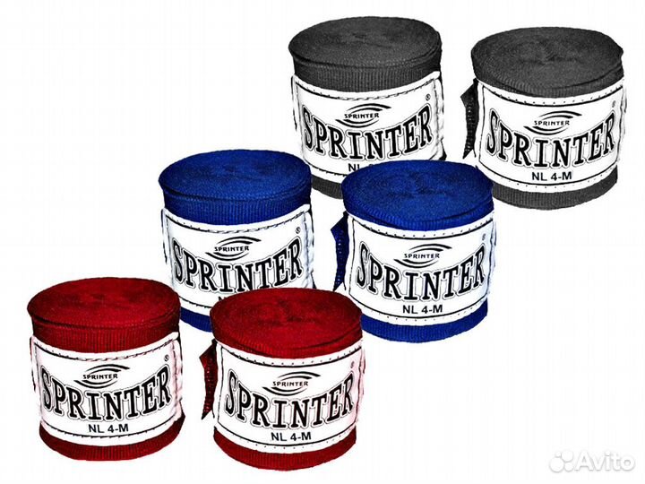 Бинты боксёрские хлопок или хлопок+эластан