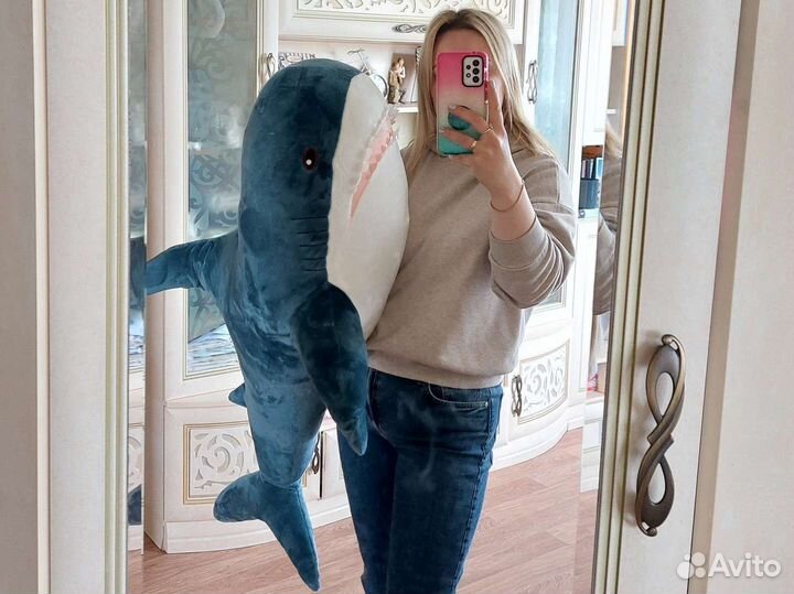 Мягкая игрушка акула 130см