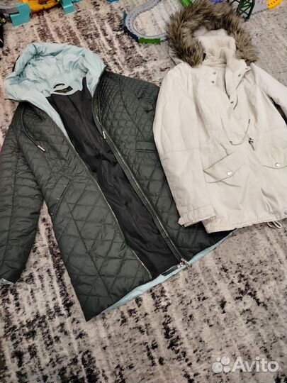 Куртка, парка, шарф
