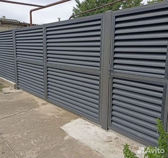 Забор жалюзи