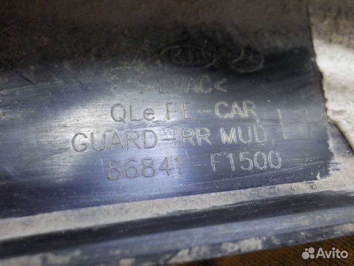 Брызговик KIA sportage 4 задний левый