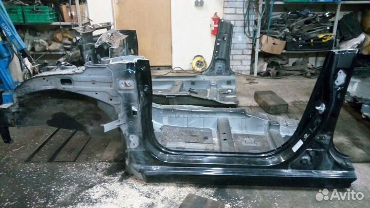 Левый лонжерон hyundai solaris 1