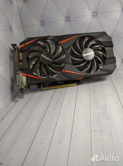 Игровая видеокарта GigaByte Windforse GTX 1060 6gb