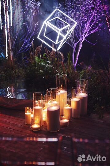 Аренда насыпных свечей