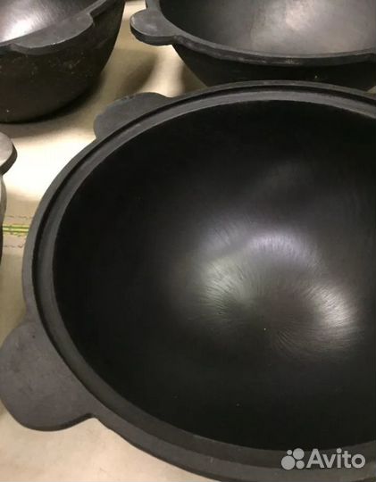 Казан чугунный Узбекский отборный толстостенный