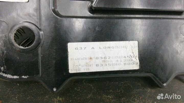 Корыто пластиковое Renault Scenic 2 рест. 2008
