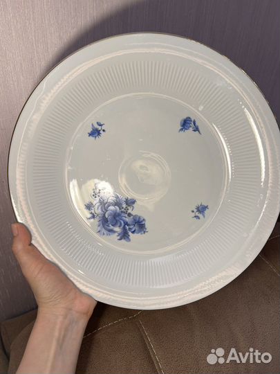 Блюдо тарелка фарфор гдр Colditz кольдиц