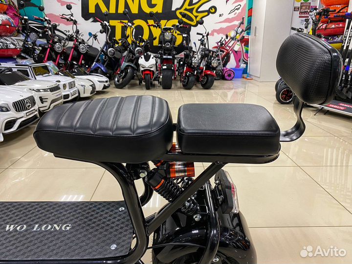 Электроскутер Wolong C1 PRO 1000W Ver 1.1