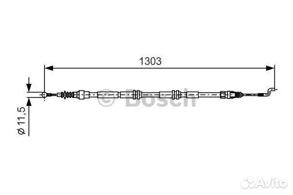 Тормозной трос 1987477260