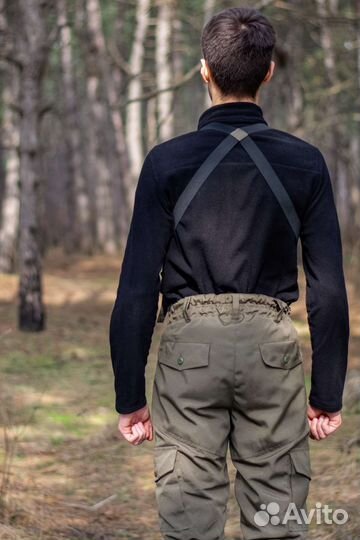 Костюм горка-5 на флисе серый