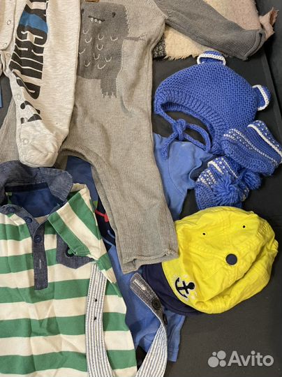 Деткие вещи пакетом 9-12