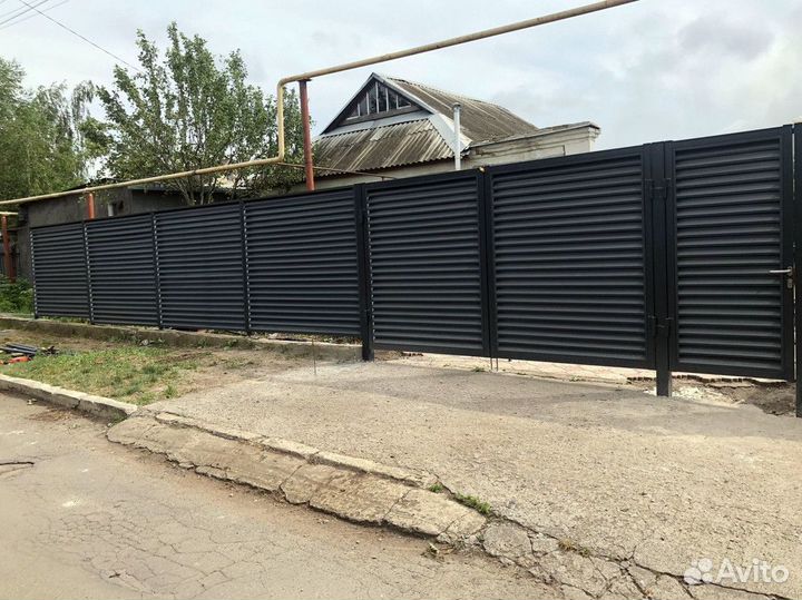 Забор жалюзи