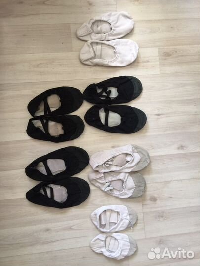 Купальник для танцев черный и балетки