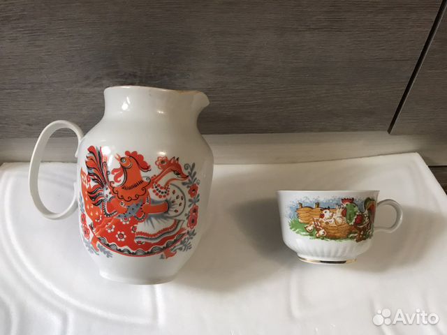 Детская посуда СССР