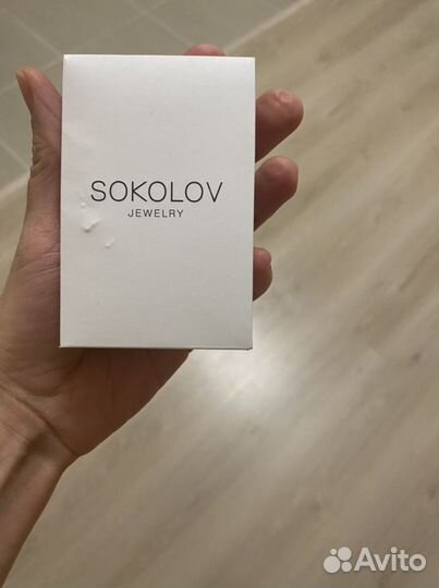 Кольцо серебро sokolov