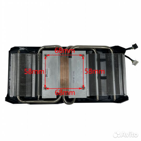 Система охлаждения Msi Ventus2х Rtx 3060\ti\70\50