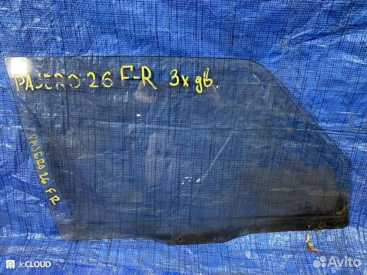 Стекло двери на mitsubishi pajero V26W