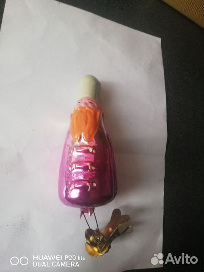 Елочные игрушки СССР на прищепке