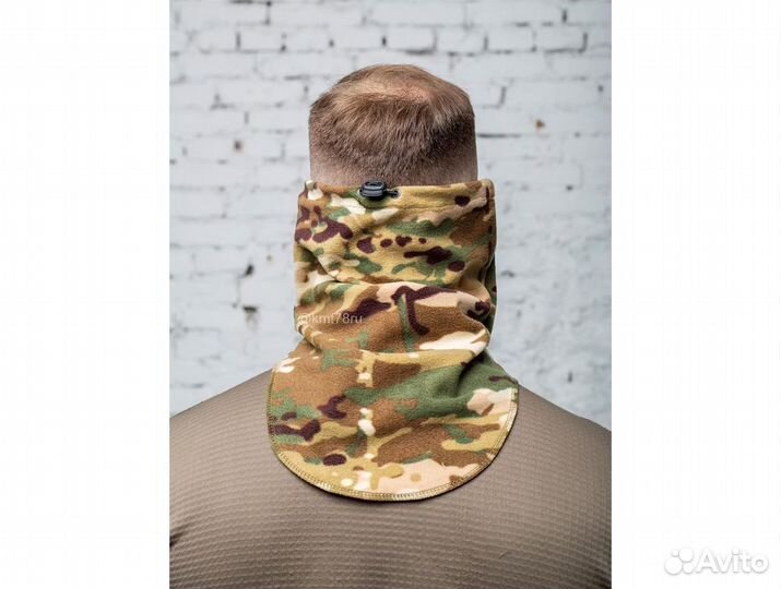 Шарф морской флисовый