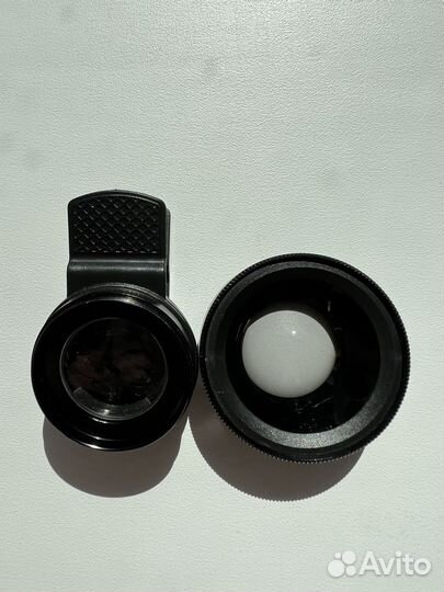 Макролинза + фишай для телефона