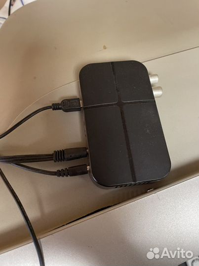 Телевизор Sharp с приставкой на 20 каналов