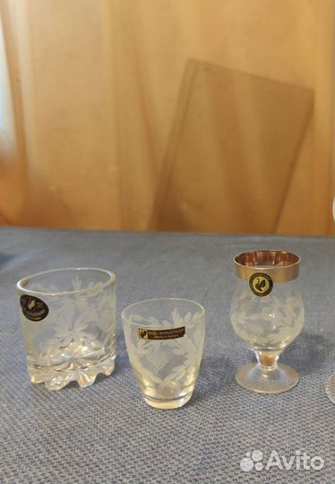 Хрустальное стекло. Рюмка, стопка, стакан