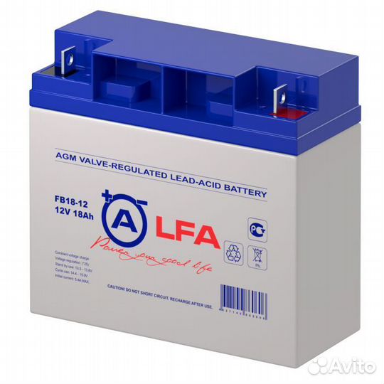 Свинцово-кислотный аккумулятор LFA battery FB18-12