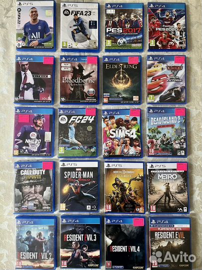 Игровые диски на ps4 и на ps 5