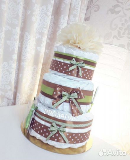 Торт из подгузников(памперсов)
