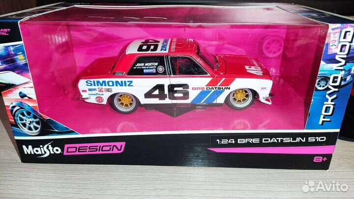 Maisto design 1/24 BRE datsun 510
