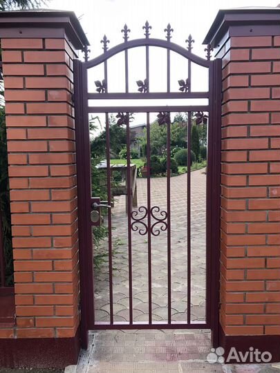 Кованая калитка на участок
