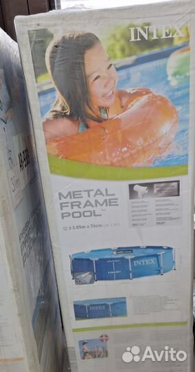 Каркасный бассейн круглый