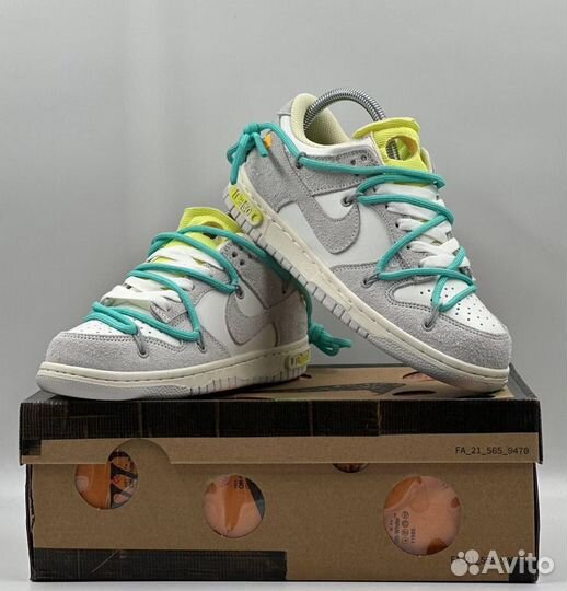 Кроссовки Nike Dunk Low & Off White