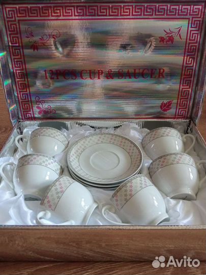 Чайный сервиз фарфор новый
