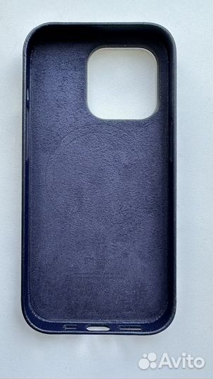 Кожаный чехол iPhone 14 pro