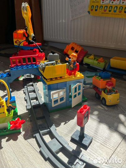Lego duplo большой поезд 10508
