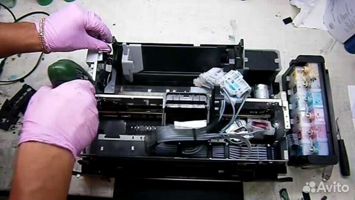 Ремонт струйных принтеров Epson, Canon, HP