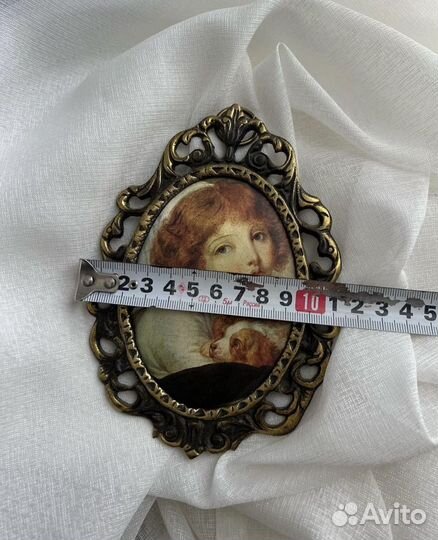 Панно шелкография в бронзе