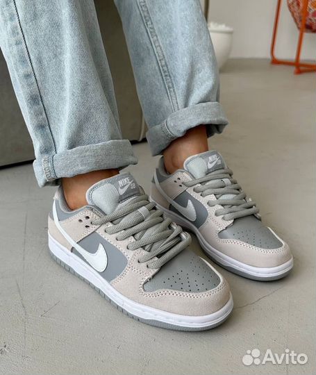 Nike Dunk Low Summit White Wolf Grey Кроссовки