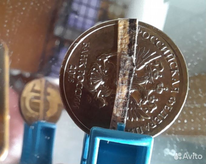 Монета десятка.Брак,поворот 180 градусов