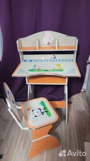 Детский столик и стульчик