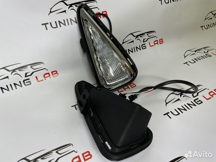 Camry 55 LED Фонари (дхо) в передний бампер L1ME2