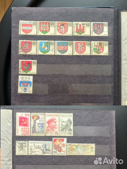 Почтовые марки Чехословакии. Альбом целиком