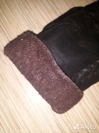 Перчатки мужские кожаные