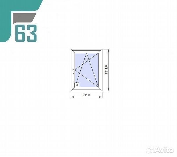 Окно пластиковое