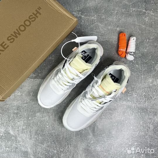 Nike air max 90 off white 41-45 мужские кроссовки