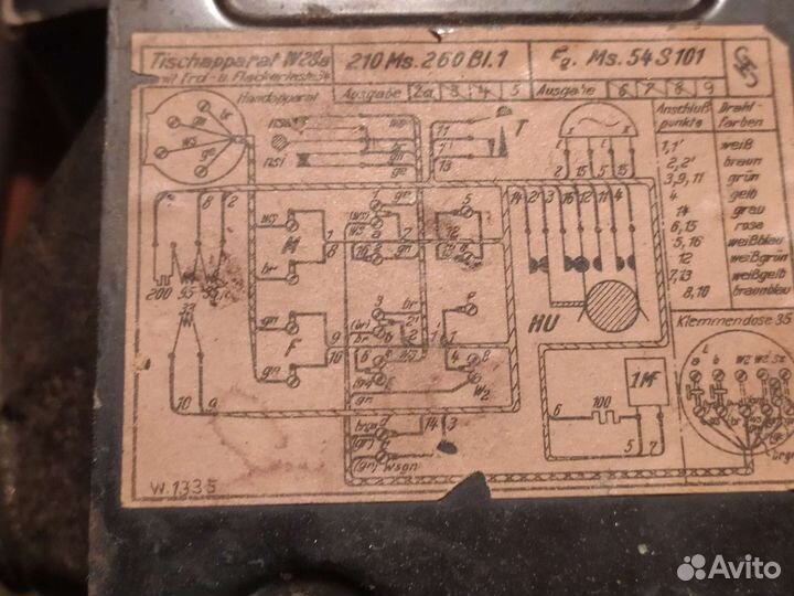 Старинный телефонный аппарат