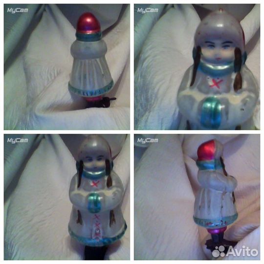 Елочные игрушки-прищепки СССР